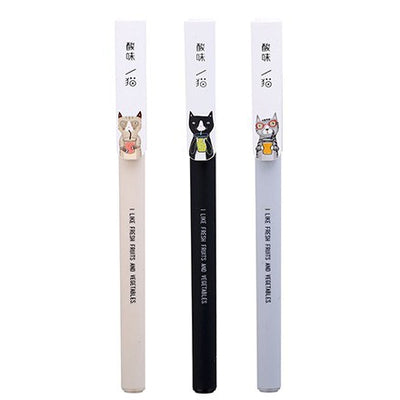 Black Gel Pen by Deli