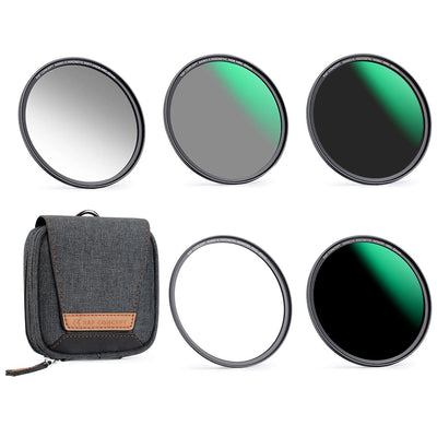 K&F CONCEPT Magnetic Basic Ring Camera Lens Filters Kit (5 Pack)